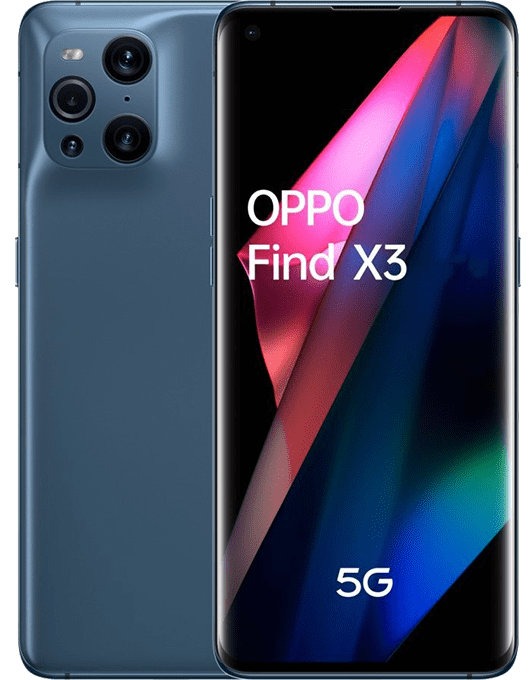 Oppo Find X3 Blå