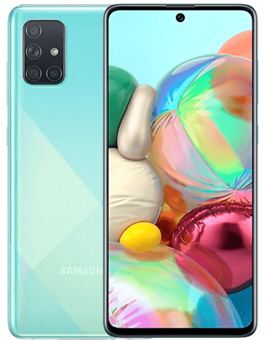 Samsung Galaxy A71 Blå